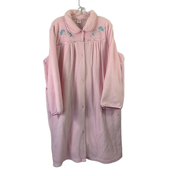 croft & barrow Other - Croft & Barrow Women's Light Pink Front Zipper Robe